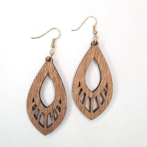 Wooden earrings