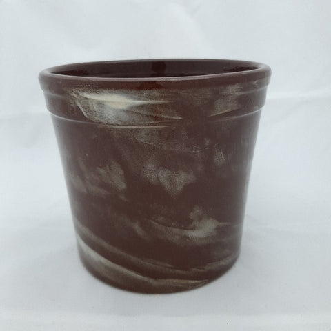 ceramic paterned flower pot
