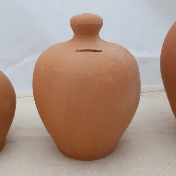 handmade ceramic piggy bank for crafting