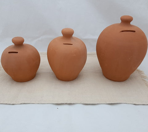 handmade ceramic piggy bank for crafting