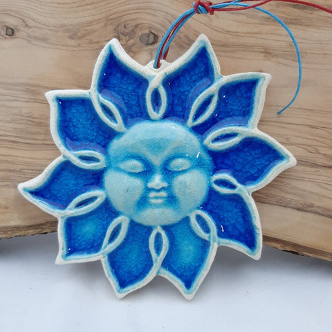 handmade ceramic sun sign