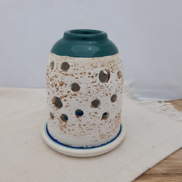 handmade ceramic decorative tea light holder
